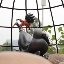 One Piece King Hand Fighting Big Foot Road Comic Around Two-dimensional Birthday Gift Doll Players Model Toys