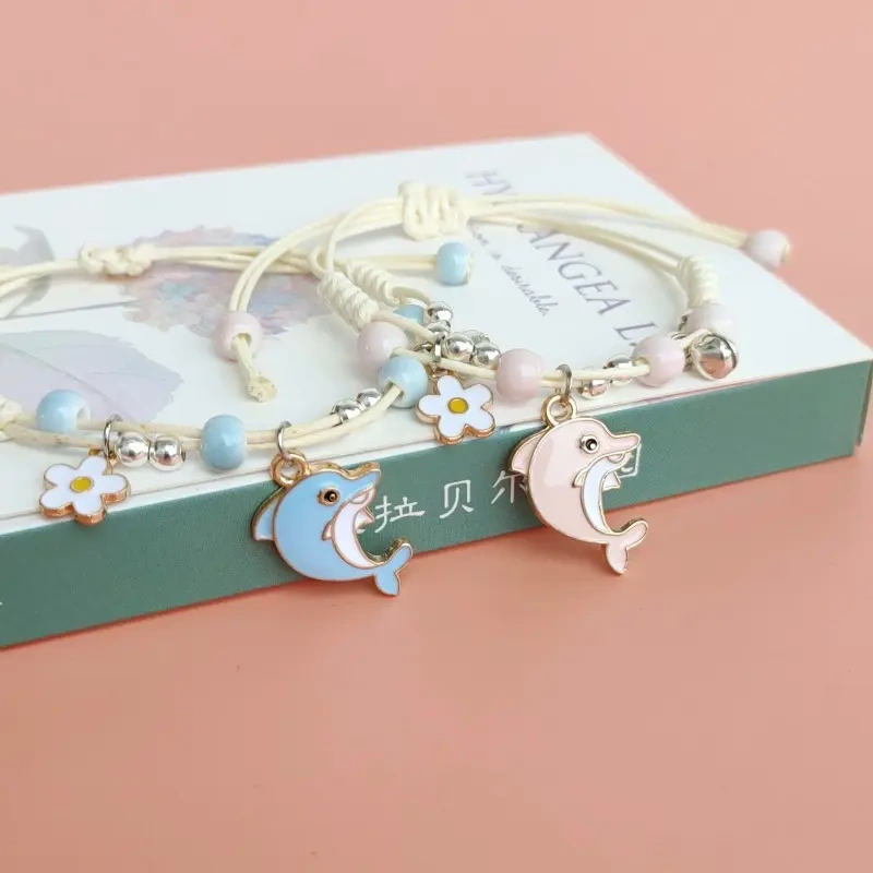 Little Fish Bracelet Ocean Series Shark Cartoon Bracelet Female Student Children's Best Friend Gift Trinket Little Fish Bracelet Ocean Series Shark Cartoon Bracelet Female Student Children's Best Friend Gift Trinket