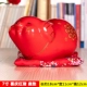 Piggy Bank Piggy Child Tài chính Lợn Full Net Đỏ Sáng tạo gốm Thay đổi Piggy Bank Red Pig Piggy Bank Trang trí - Trang trí nội thất