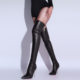 Independent Station Export Plus Size Women's Over-The-Knee Boots with Back Zipper High Heels and Pointed Toes Sexy Nightclub Catwalk Fashion Boots