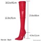 Foreign Trade European and American Style Plus-Size Women's Over-The-Knee Boots, Sexy Pointed-Toe High-Heeled Nightclub Catwalk Pole Dancing Boots