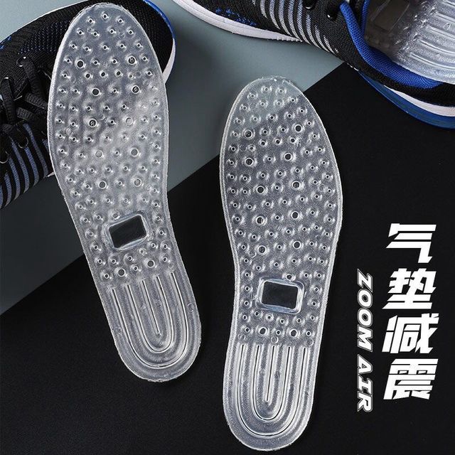 Insole men's hiking hiking shock-absorbing sneakers soft insole full palm zoom air cushion insole soft cushioning thick massage women