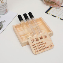  Solid wood carving sample perfume wooden brand wooden box display brand personality creative customization Customized