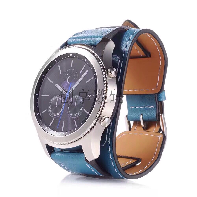 72H出貨 佳明 Vivoactive 4 錶帶 智能手錶帶 手鐲運動錶帶 22mm 替換腕帶 時尚簡約 皮質手感 金屬扣手錶帶