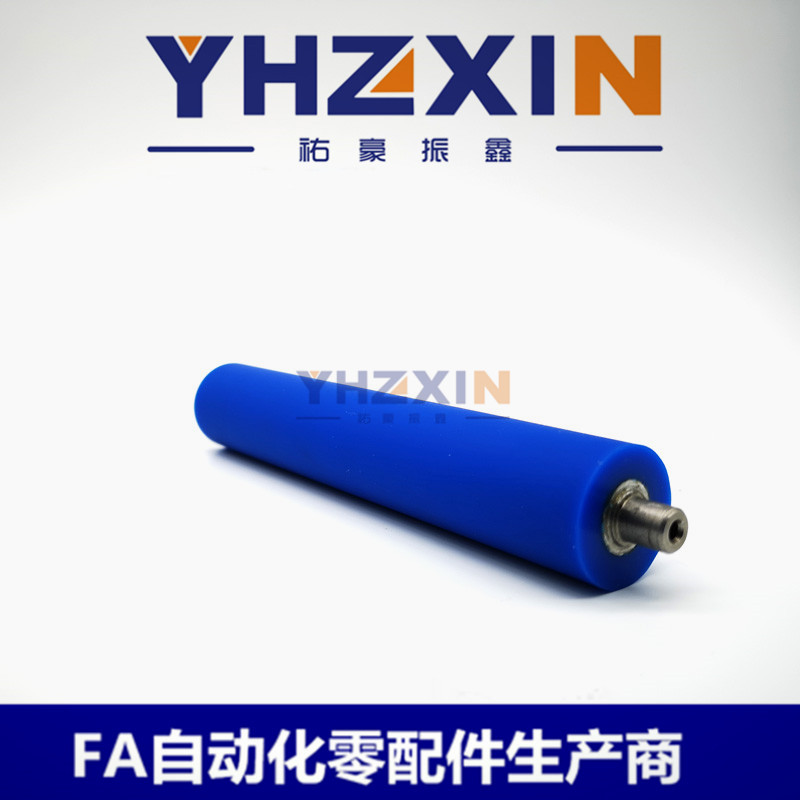Polyurethane rubber roller wrapping custom wear-resistant high temperature resistant roller laminating machine printer with unpowered roller printing