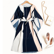 Light luxury big name exports to Europe and the United States Foreign trade original single high-end counter cut tail goods brand new chiffon dress summer