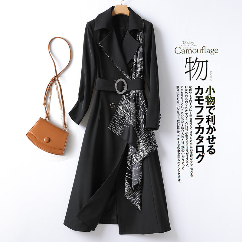 Foreign Trade Outlet Italian Big Card Tail Single Original Single Withdrawal Cabinet YU Single Tail Stock Cut Personality Silk Towel Detachable Wind Suit