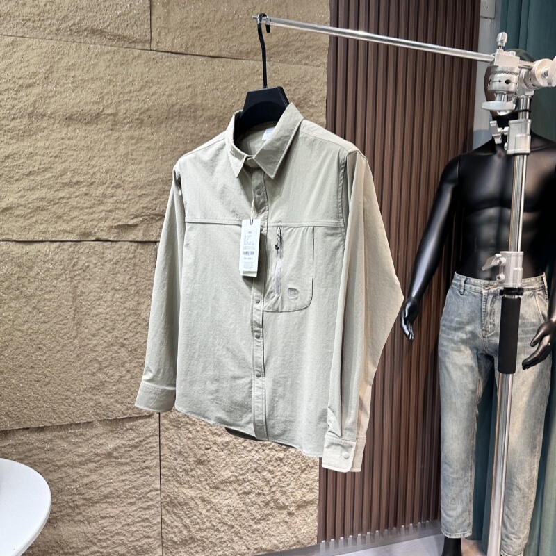 Functional Mountain-Style, Water-Repellent and Breathable, New Spring Men's Outdoor Quick-Dry Long-Sleeve Shirt