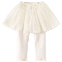 Girls pants spring and autumn 2024 new gas princess baby skirts children spring dress skirt
