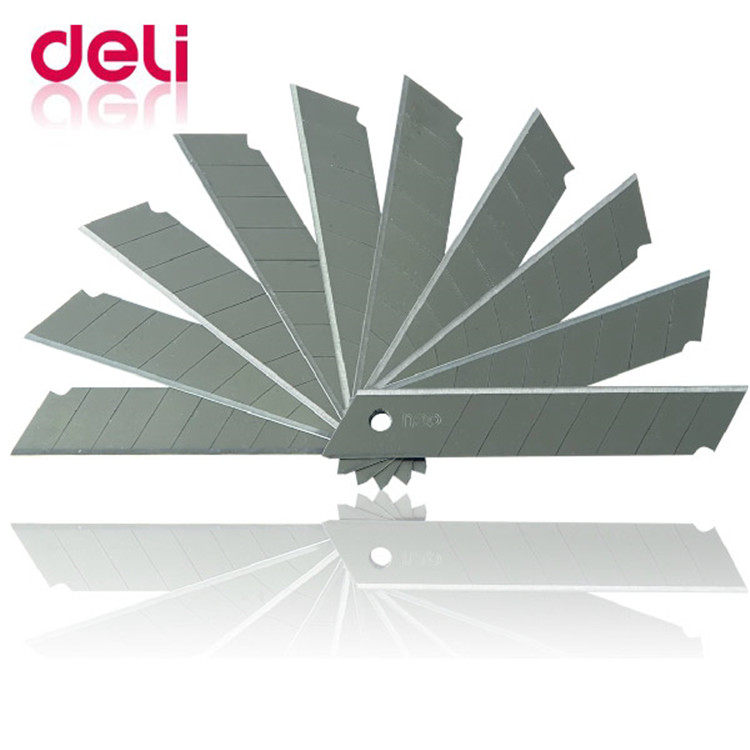 Able 2011 deli SK5 high carbon steel beauty artificial knife sheet large number cutting edge sharp 10 sheet box
