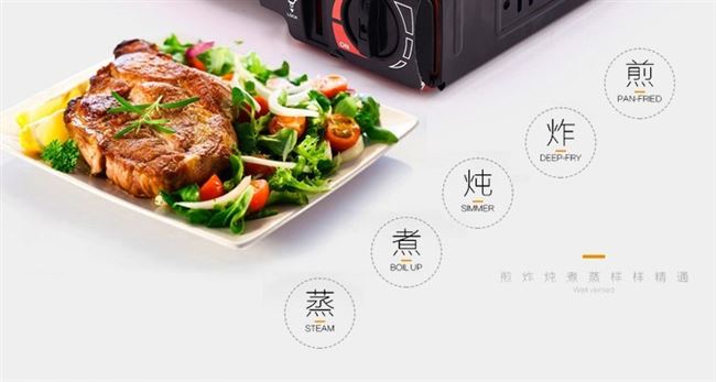 Bếp lò chống gió gia đình nướng tích hợp bếp gas ngoài trời - Bếp lò / bộ đồ ăn / đồ nướng dã ngoại bếp mini namilux