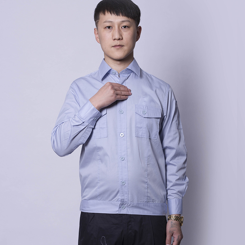 China Aviation Engine Company Work Clothes Short-Sleeved Long-Sleeved Shirts Summer Style Unisex Production Workshop Auto Repair Workwear Direct Sales China Aviation Engine Company Work Clothes Short-Sleeved Long-Sleeved Shirts Summer Style Unisex Production Workshop Auto Repair Workwear Direct Sales