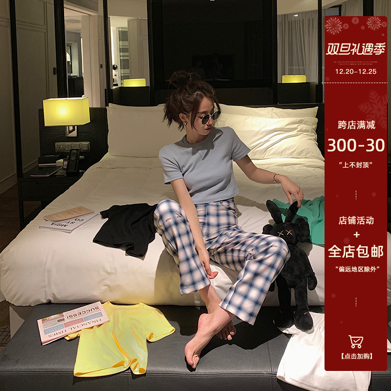 Net red short-sleeved t-shirt women's 2020 summer new half-sleeved bottoming shirt loose t-shirt foreign style short top tide