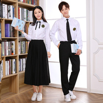 High school students choir to perform early school student class uniforms for men and women Chorus Campus Poetry Recitation Contest Graduation Photos