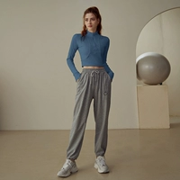 Haze Blue Top+серые свободные брюки [Set]