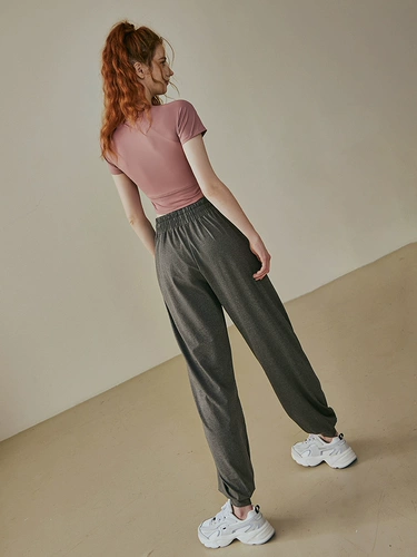 Штаны для отдыха, повседневные брюки для спортзала, комплект для тренировок, леггинсы, по фигуре, для бега, свободный крой