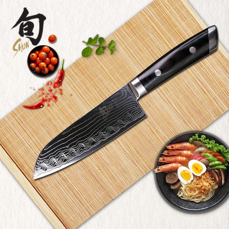 Shun Pentecostal SG2 Powder steel Japanese Damascus Steel chef Knife West Knife Kitchen Knife KDM0004-Taobao