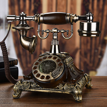 Simple creative retro antique telephone craft antique phone home display landline fashion home phone