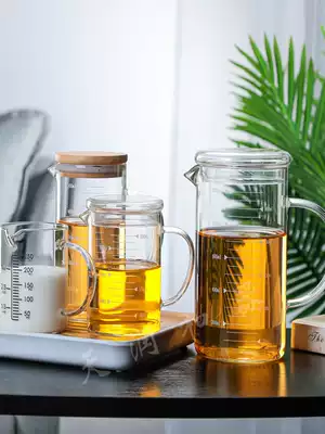 Tianrunhe household large capacity with scale Cup 1000 ml heat-resistant explosion-proof thickened glass metering Cup