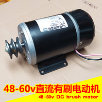 48v60v500w DC brushed motor connected to battery car medicine pump motor DC modified flat key shaft motor