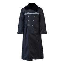 Extra long coat for men in winter thickened velvet warm cold storage cold-proof cotton clothing old-fashioned northeastern green coat labor protection cotton-padded jacket