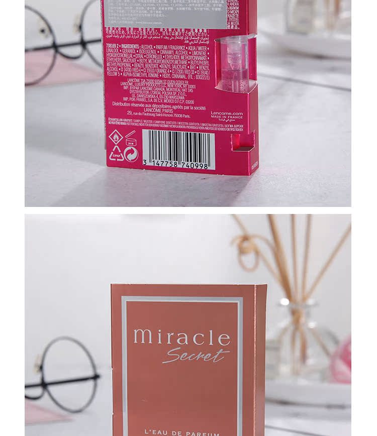 Mẫu quầy trong nước Lancome mir mir mir mir / Blossom perf thơm 1.2ml đến 2020 nước hoa dolce & gabbana light blue