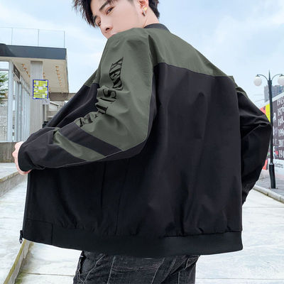 大码夹克男士外套风衣男装