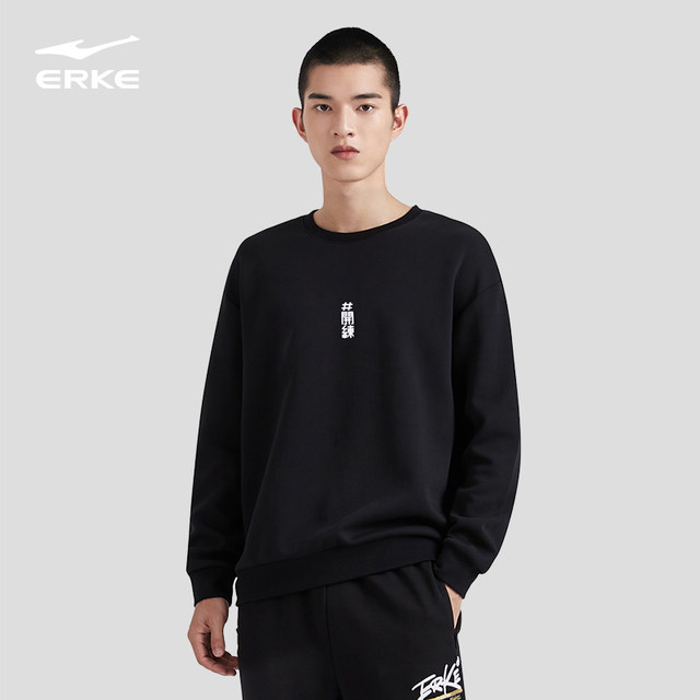 Hongxing Erke sweatshirt ຜູ້ຊາຍພາກຮຽນ spring ກິລາຜູ້ຊາຍຂາຍາວ pullover ແຂນຍາວ tops ຜູ້ຊາຍ bottoming ເສື້ອຜູ້ຊາຍເຄື່ອງນຸ່ງຫົ່ມ