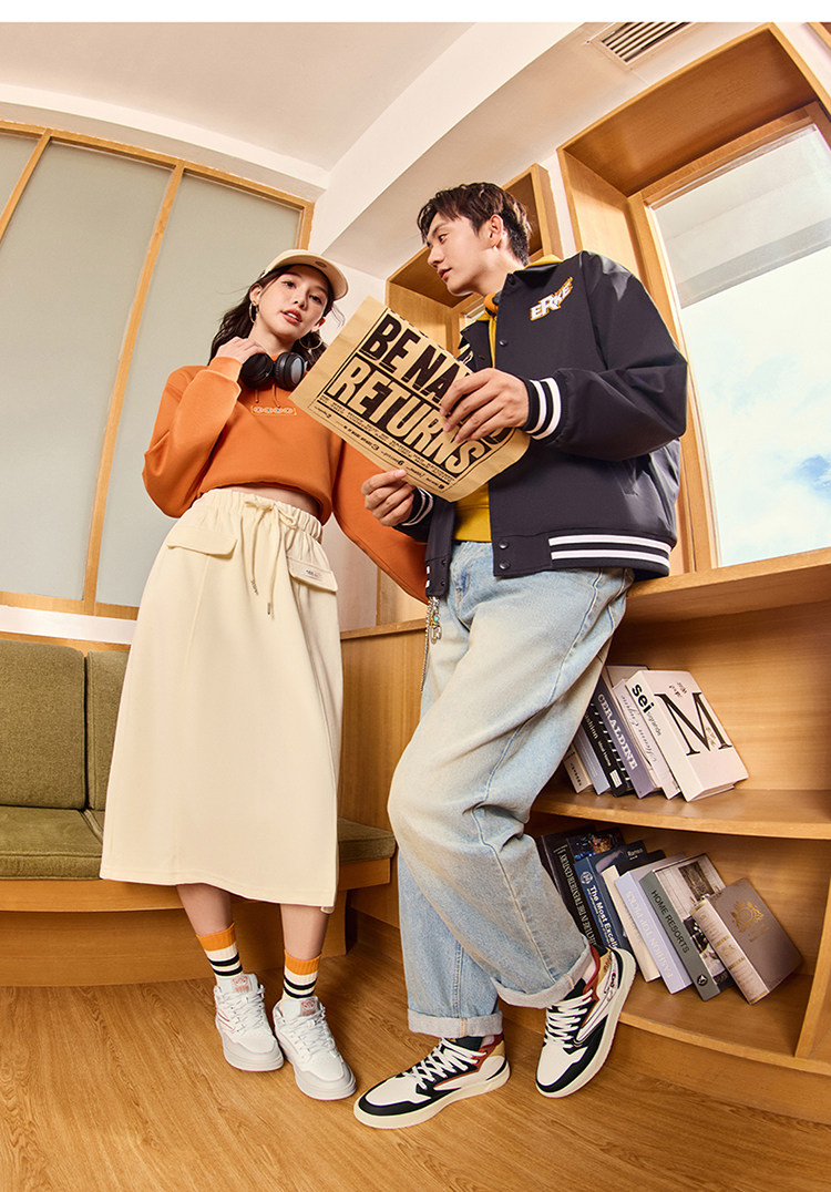 обувь на тонкой подошве ( для скейтборда ) 电池熊猫鸿星尔克板鞋休闲 𫔮高筒女鞋夏季2025新款鞋子厚底运动鞋女 The Erke