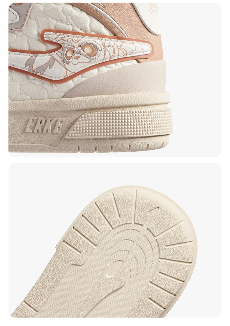 обувь на тонкой подошве ( для скейтборда ) 电池熊猫鸿星尔克板鞋休闲 𫔮高筒女鞋夏季2025新款鞋子厚底运动鞋女 The Erke