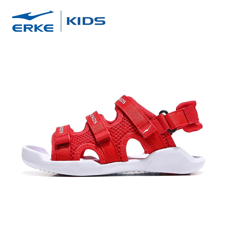 Giày trẻ em thoáng khí cho bé trai erke Hongxing Erke sâu bướm trẻ em lưới thể thao dép trẻ em lớn - Giày dép trẻ em / Giầy trẻ
