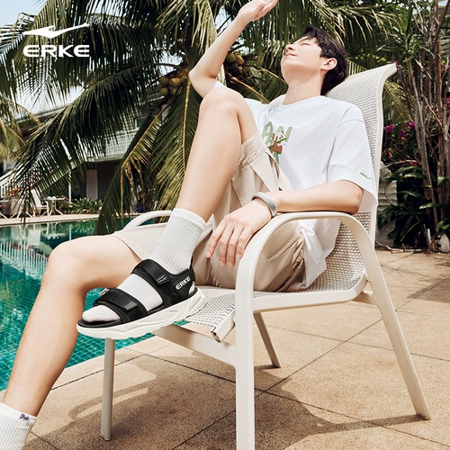 Летние сандалии, дышащая дезодорированная спортивная обувь, слайдеры на липучке, пляжная обувь, туфли