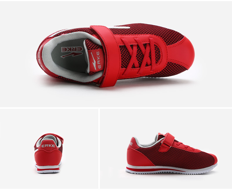 Hongxing Erke mùa hè lớn trẻ em giày thể thao chàng trai thanh niên net giày mùa xuân và mùa thu trẻ em giày nam breathable giày jordan trẻ em