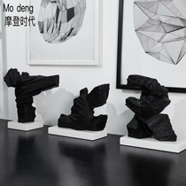 Modern model room porch Taiji figure sculpture ornaments living room abstract decoration decoration office crafts