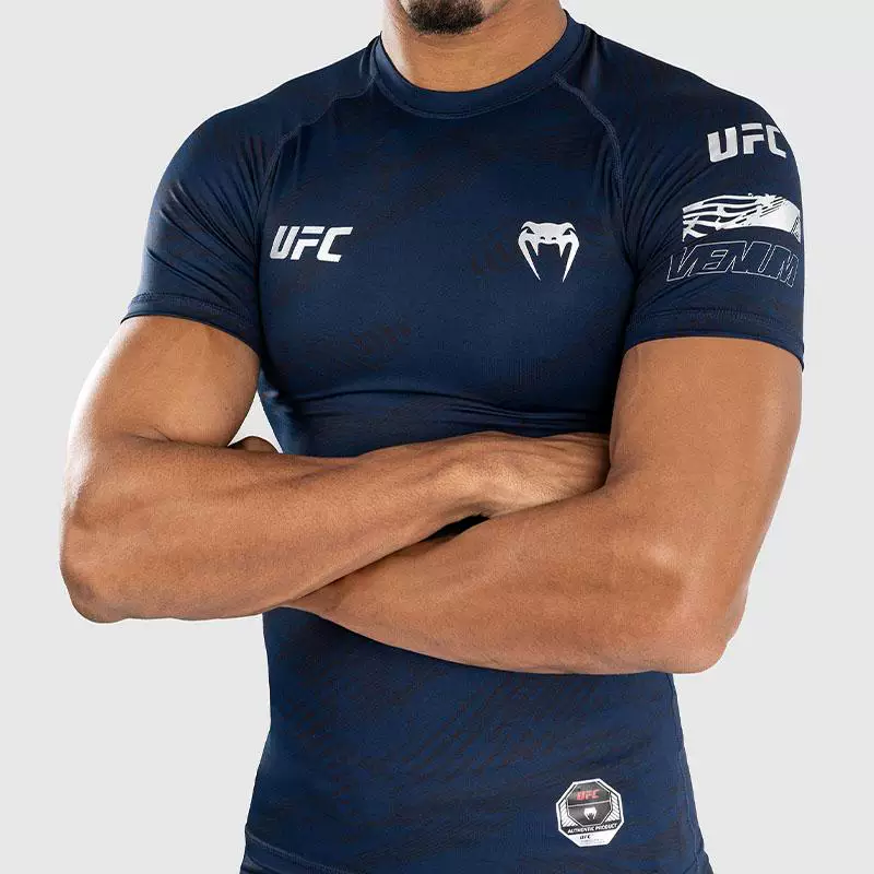 VENUM Venom UFC4.0 Бойцовская неделя Мужские леггинсы с короткими рукавами, спортивные, бокс, фитнес, тренировка, беговые топы