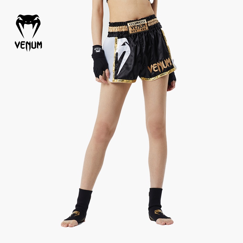 Venum Giant Muay Thai Shorts for Men and Women, Sanda Muay Thai Pants, Free Fighting Mixed Martial Arts Training