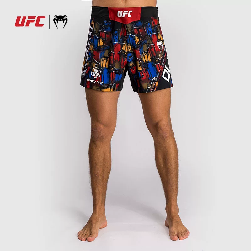 Короткие мужские боксёрские шорты VENUM Venom UFC Чарльз Оливейра для ММА, тайский бокс, бокс, боксировочные шорты