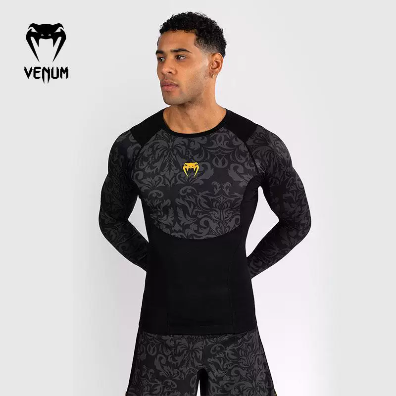 VENUM Спортивный бокс длинный рукав для зала для тренировки, обтягивающий, для бега