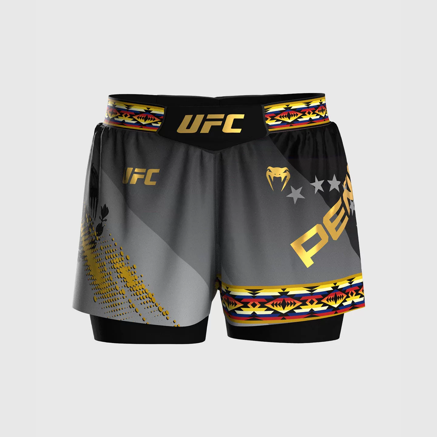 Шорты для боя VENUM Venom UFC Juliana Peña, спортивные, боксёрские, тренировочные