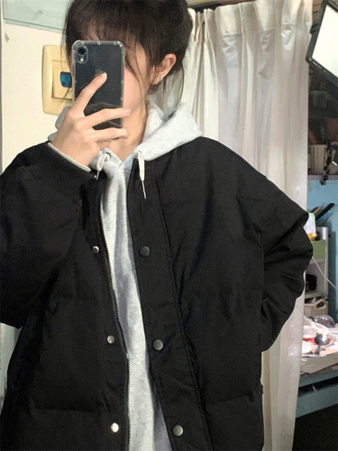 Ретро бейсбольный пуховик, демисезонная форма, флисовая стеганая куртка, в американском стиле, увеличенная толщина, свободный крой, оверсайз