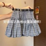 Ретро летняя мини-юбка для отдыха, юбка, А-силуэт