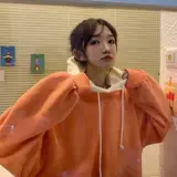 Tide, демисезонная толстовка с капюшоном, японский лонгслив, куртка, увеличенная толщина, в корейском стиле