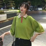 Футболка polo, футболка с коротким рукавом, небольшая дизайнерская матча для школьников, тренд сезона