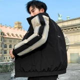 Куртка, трендовый короткий пуховик с пухом, 2020, в корейском стиле