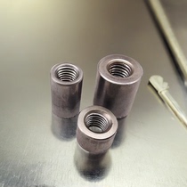 Iron color round nut screw link extended cylindrical nut sleeve welding M4M5M6M16 compression molded round nut