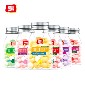 【雅客】维c无糖薄荷糖5瓶