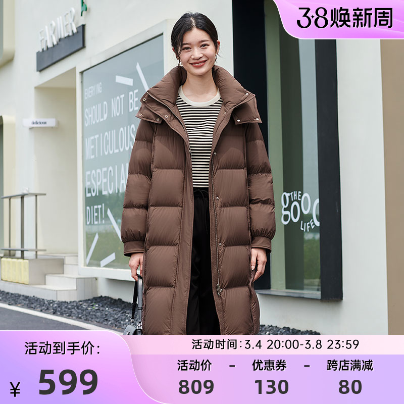 Winter Jacket Men Mid-length Thickened Warm Hooded Padded Jackets Solid  Color Casual Puffer Jacket Coats