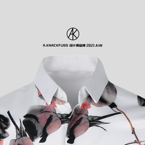 A KNACKFUSS official 2022 new shirt spring fashion trendy rose printed lining clothing