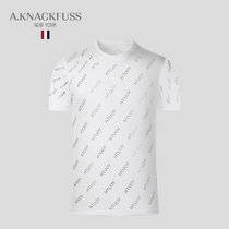 A KNACKFUSS official 2022 new t-shirt male brief about fashion English bronzed and printed short sleeve blouses