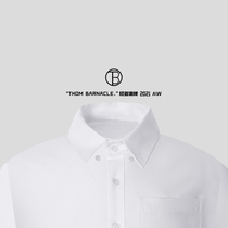 THOM BARNACLE official shirt male 2021 tb light lavish casual fall Pop youth shirt